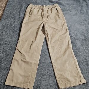 Totes Tan Polyester Water Resistant Pants Outdoor Size L
